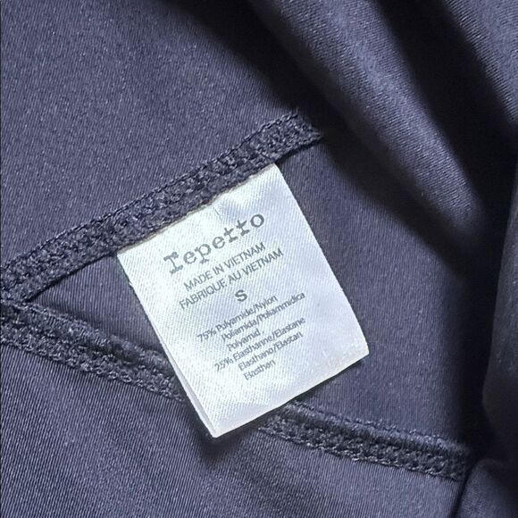 Repetto Black Tank Top with Logo at Back Size Small - Picture 11 of 12